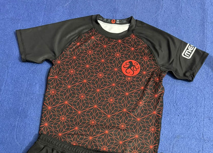 Black and Red Tako Rashguard - Nicky Ryan Edition