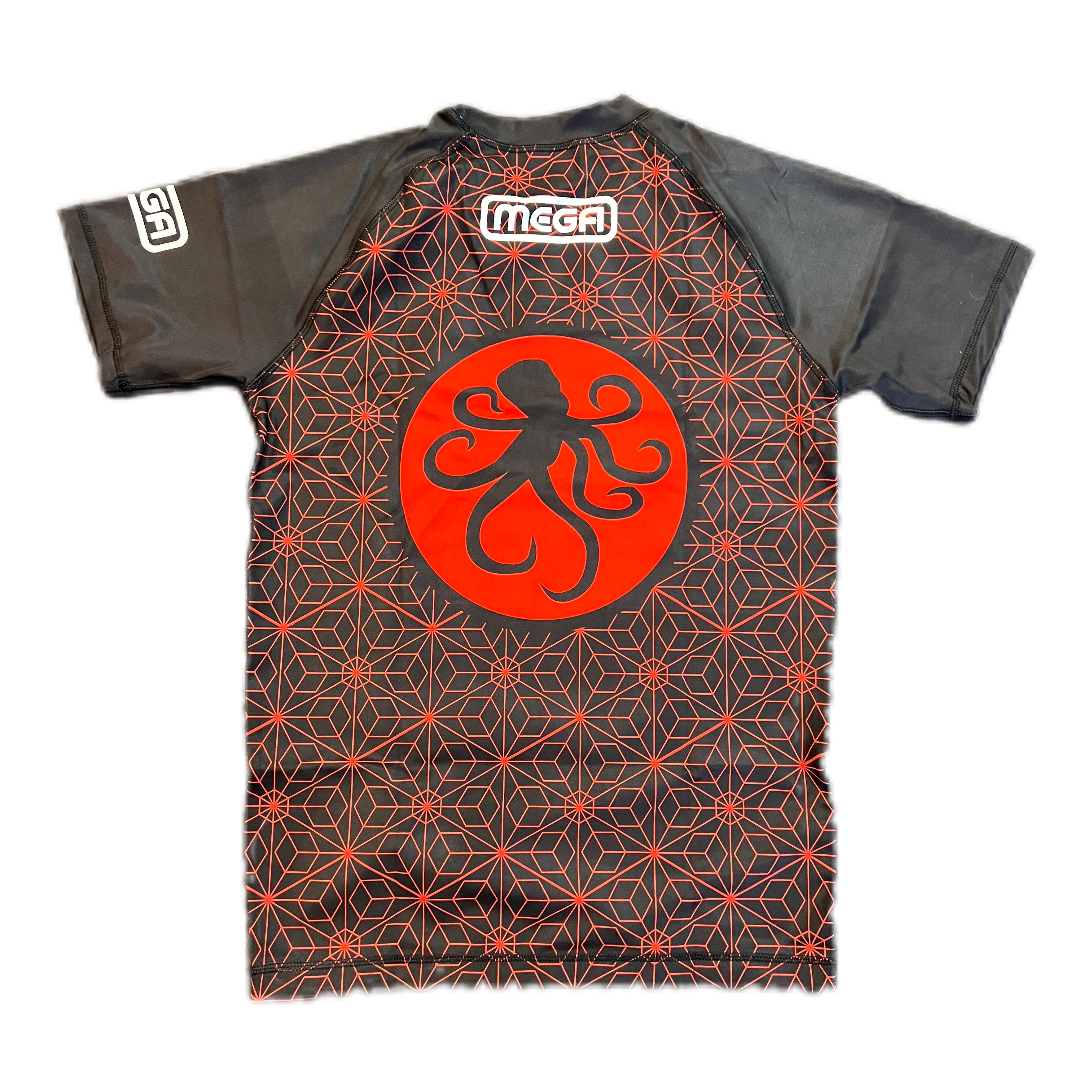 Black and red Tako Rashguard Back